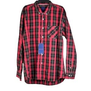 NWT Redd Seam Men's Long Sleeve Casual Button Down Shirt Size XXL
